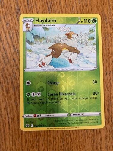 (1664) Haydaim 12/198 Pokemon