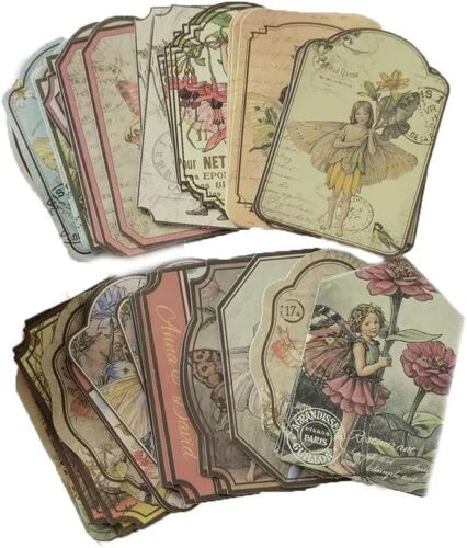 60pcs / Box Vintage Contes De Fée Autocollant Fleur Auto-Adhésif Autocollant Sticker Décoratif Autocollant Pour Le Scrapbooking Album