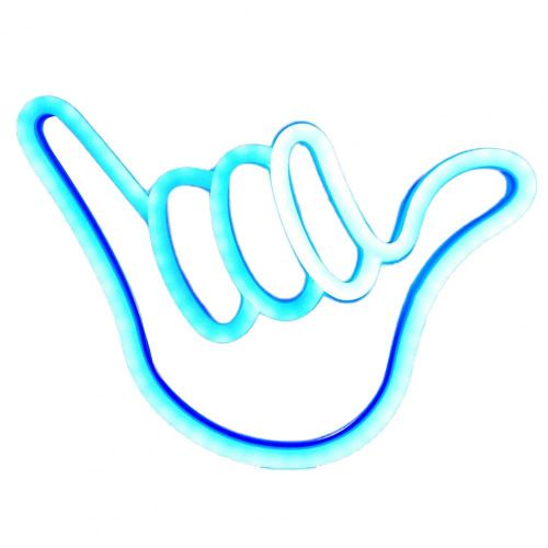 Lampe Néon Avec Signe De Doigt Libre, Création D'ambiance, Scintillante, Veilleuse De Bureau, Fournitures De Fête