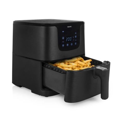 Nova 180176 Friteuse électrique sans huile Aerofryer Fryer 5,5 Litres Noir mat
