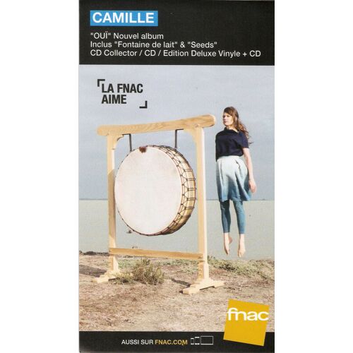 Plv 14x25cm Cartonnée Rigide Camile Oui 2017 Édition Collector De Luxe / Magasins Fnac