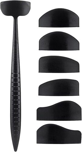 Pochoir Et Ligne De Plis, Kit De Lignes De Pli, 6 En 1 Kit De Lignes De Pli, Applicateur D'ombres À Paupières, Kit De Maquillage Fard À Paupières Portable Pour Débutant 