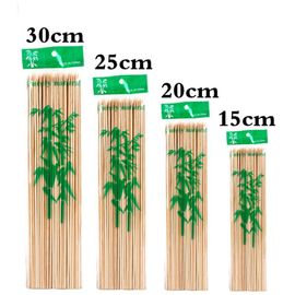 Brochettes De Barbecue Jetables En Bambou, 100 Pièces, Bâtonnets En Bois Naturel, Robustes, Pour Fête, Buffet, Aliments, Accessoires