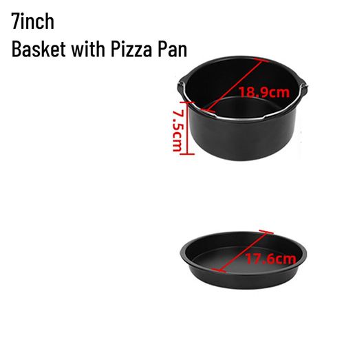 Plateau De Cuisson À Gâteaux Antiadhésif, 7/8/9 Pouces, Paniers Friteuse, Moule À Gâteaux Ronds, Ustensiles De Cuisson Réutilisables, Outils De Cuisine, Accessoires De Cuisson