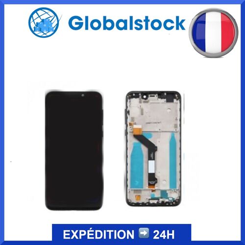 Ecran Lcd + Vitre Tactile Sur Châssis Pour Motorola Moto One + Outils