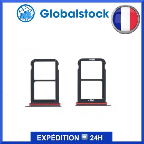 Tiroir Double Sim Pour Huawei P20 Pro Noir