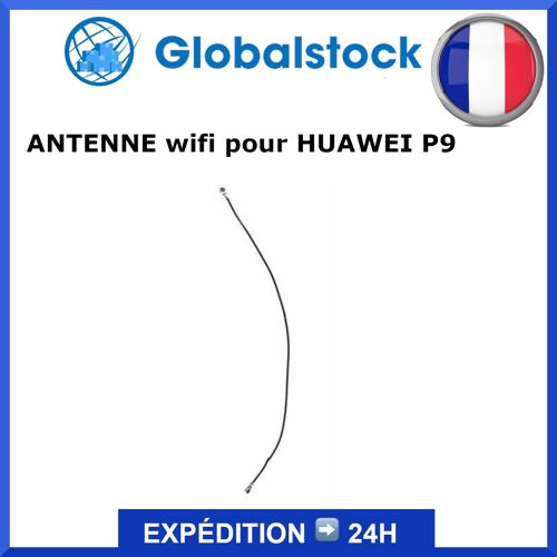 Antenne Cable Fil Coaxial Réseau Wifi Pour Huawei P9 - Noir