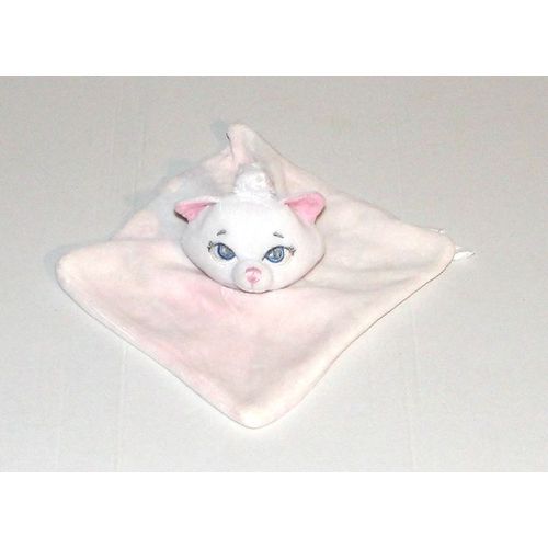 Doudou Chat Marie Blanc Rose Pale Les Aristochats Disney Nicotoy
