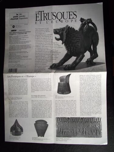 Petit  Journal Des Grandes Expositions  N° 237 : Les Etrusques Et L'europe