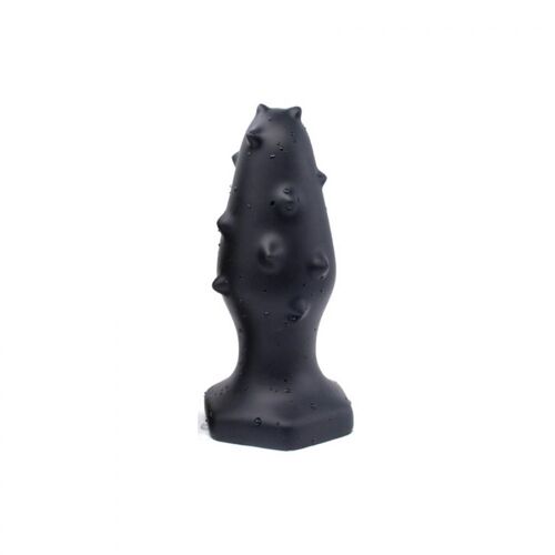 Plug Anal Silicone Plug Silicone Monster Spike S 8 X 3.5cm Noir Toppedmonster