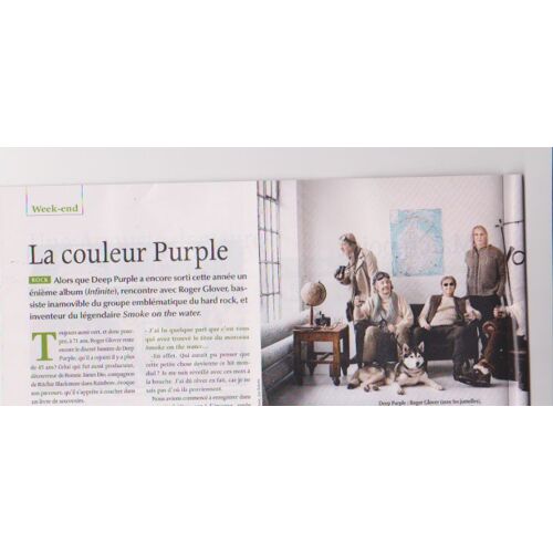 Journal Du Médecin  2517 Deep Purple . Roger Glover 