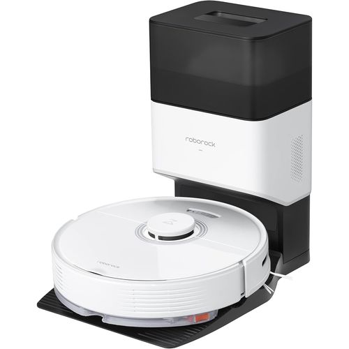 Q7 Max+ Saug- & Wischroboter Für Alle Böden Mit Auto-Entleerungsstation (4200Pa,180Min Laufzeit,470Ml Staub-/350Ml Wassertank,App-/Sprachsteuerung) Weiß