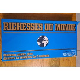 Jeu Richesses Du Monde Nathan