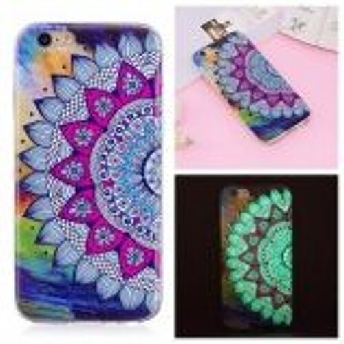Apple Iphone 6 6s Coque, Saturcase Beau Motif Lumineux Fluorescent Ultra Mince Flexible Doux Tpu Gel Silicone Protecteur Cover Arrière Case Housse Coque Étui Pour Apple Iphone 6 6s 4.7" (Motif-14)