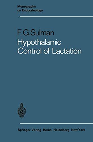 Hypothalamic Control Of Lactation: 3 (Monographs On Endocrinology)