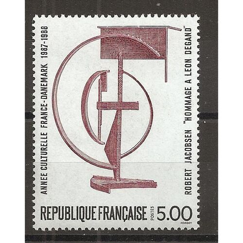 2551 (1988) Année Culturelle France Danemark N** (Cote 3e) (0948)
