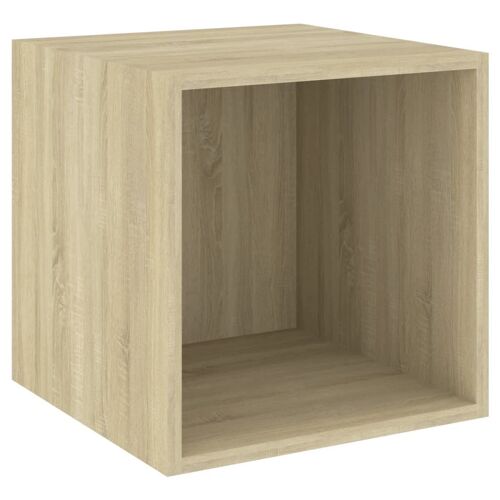 Vidaxl Armoire Murale Chêne Sonoma 37x37x37 Cm Aggloméré