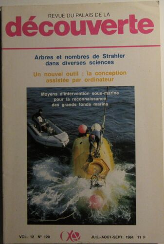 Revue Du Palais De La Découverte N° 120 - Vol. 12