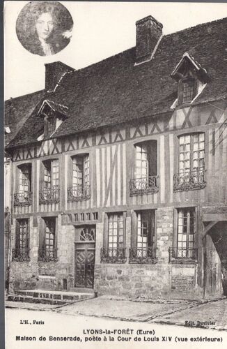 Carte Postale De Lyons La Forêt  (Eure)  Maison De Benserade, Poête À La Cour De Louis Xiv