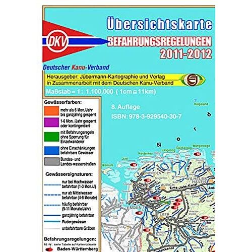 Dkv-Übersichtskarte Befahrungsregelungen 2011/2012