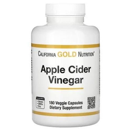 California Gold Nutrition, Vinaigre De Cidre De Pomme, 900 Mg, 180 Capsules Végétariennes (450 Mg Par Capsule)