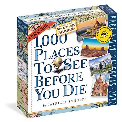 1,000 Places To See Before You Die Page-A-Day Calendar 2022 : A Year Of Travel