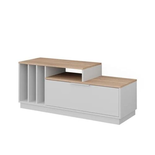 Buffet Bas Betti, 120x49.9cm Avec 1 Porte, Blanc/Sonoma, Vicco
