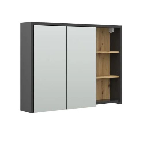 Armoire de toilette Viola, 100x75cm, Chêne Artisan, Vicco
