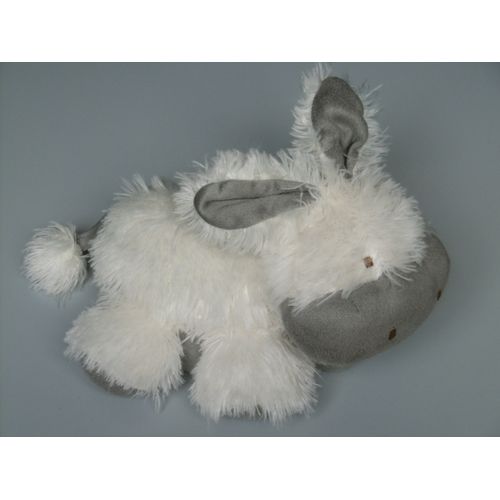 Doudou Peluche Âne Blanc Gris Nature Et Découvertes