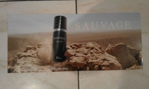 Affiche Dior : Sauvage.