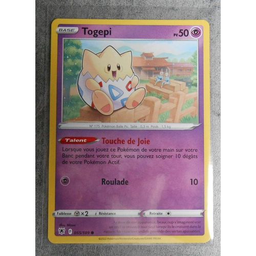 Carte Pokemon Togepi 055/189 - Eb10 - Astres Radieux - Vf