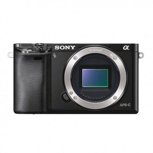 Sony a6000 ILCE-6000 - Appareil photo numérique - sans miroir - 24.3 MP - APS-C - corps uniquement - Wi-Fi, NFC - noir