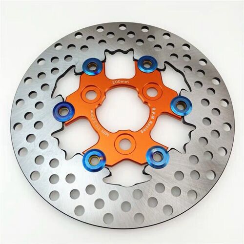 200-Orange Disk Accessoires Moto Électrique Refit Rpm Petit Étrier De Radiation Plaquette De Frein 200mm Disque De Frein Pour Rsz-100 Yamaha Kawasaki ""Nipseyteko""