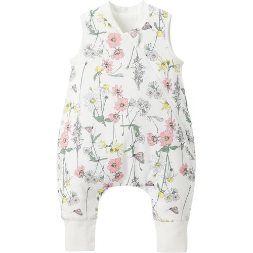 Tianyi-Gigoteuse Avec Pieds - 100 % Coton - Tog 1,5 - Gigoteuse Avec Jambes Pour Toute L'année - Pour Garçons Et Filles De 2 À 3 Ans, Garçons Et Filles - Fleurs