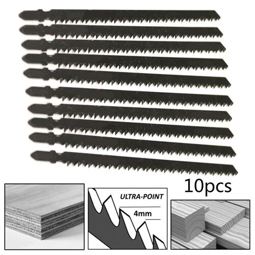 Lames de scie sauteuse à coupe rapide pour bois et plastique, accessoires pour Makita Bosch Dewalt, T744D, 180mm, 6/8/10 pièces