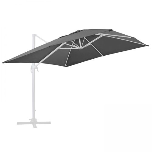 Toile Pour Parasol Déporté 4x3m Anthracite