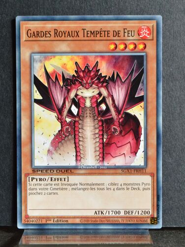 Yu Gi Oh Sgx1 Frh11 Gardes Royaux Tempète De Feu