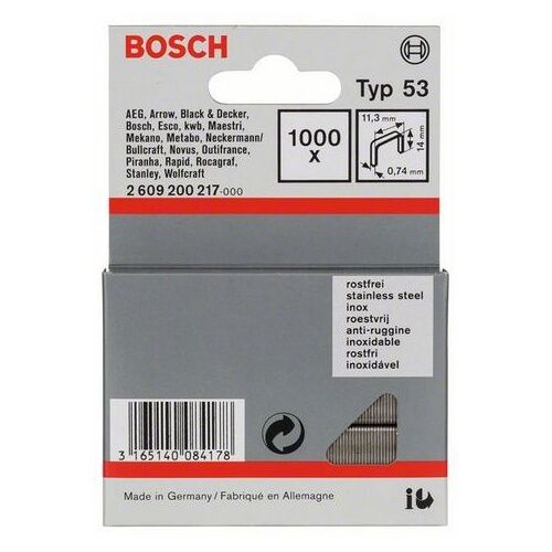 Bosch Klammer Typ 53 11,4x0,74x14 mm