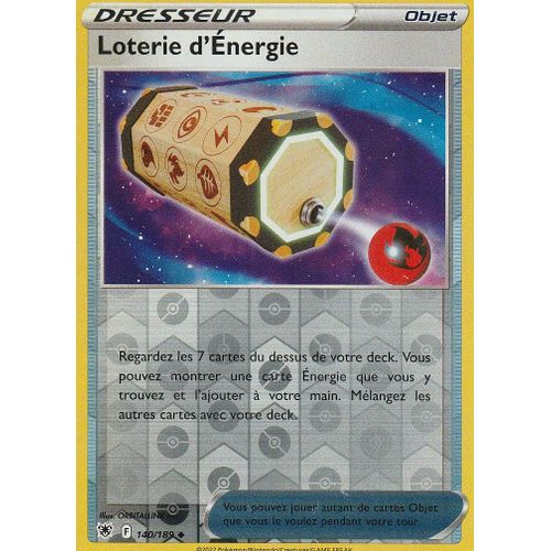 Carte Pokemon - Dresseur - Loterie D'énergie - 140/189 - Eb10 - Astres Radieux -