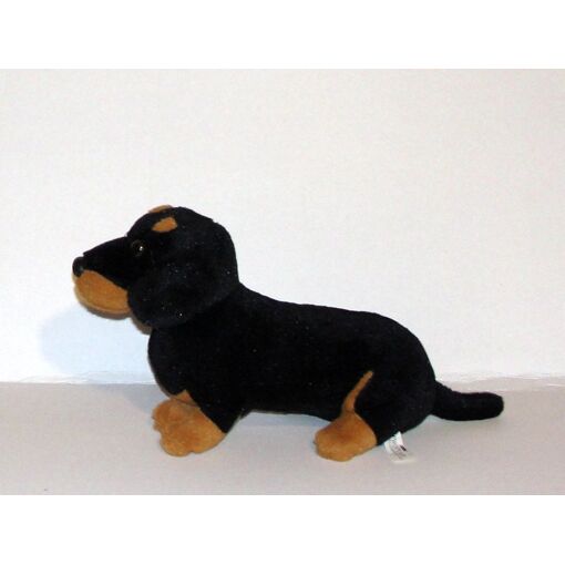 Teckel en Peluche - Jouet Doux pour Chien - Coussin Douillet - en Tissu Animal comme Compagnon de Jeu - pour et Adultes - pour la Maison, Le Bureau, Le canapé, Le