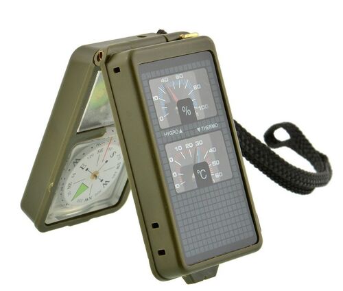 Boussole Militaire À Lentilles Pliantes, Vert Militaire, Multifonction, Bateau De Pêche, Camping, Tableau De Bord, Montage En Plein Air