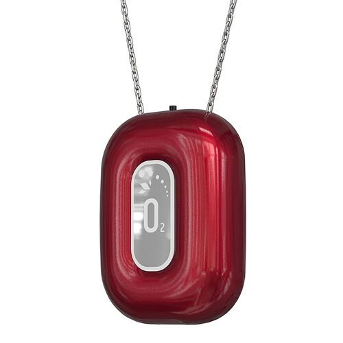 Mini Collier Portable ? Ions N¿¿gatifs, Purificateur D'Air Pour Le Cou, ? La Mode, G¿¿n¿¿rateur D'Ioniseur Rouge 9109-May14A02162