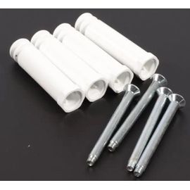 Kit fixations murales noir 098283 pour Seche-serviettes Sauter