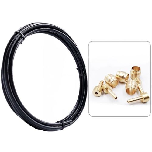 Tuyau De Frein De Vélo + Raccord En Laiton, Kit Olive, 2.5m, Pour Mt200 M315 M395 M6000