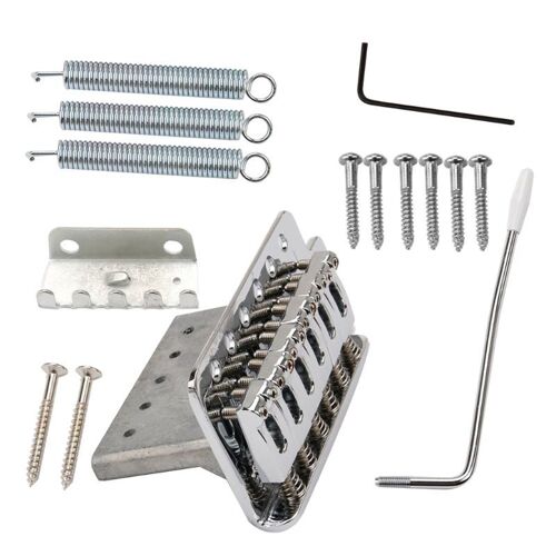 Nouveau Système De Pont Tremolo Pour Guitare Électrique, 1 Ensemble De 6 Cordes, Selle Plate