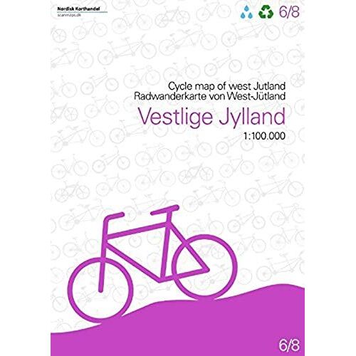 West Jutland - Denmark Cycle Map