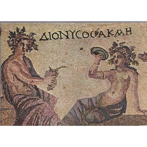 Carte Postale Des Mosaïques De Paphos (Chypre) Dyonisos Et Akmé