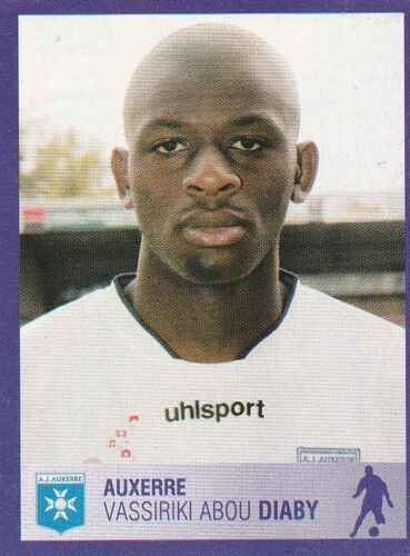 N°69 - Stickers Image Panini Foot 2006 - Vassirki Abou Diaby - Auxerre