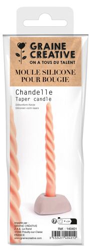 Moule En Silicone Pour Bougie Plâtre Ou Résine Chandelle