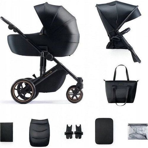 Poussette Kinderkraft Prime 2 + Nacelle - Venezian Black